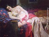 Pino Famous Paintings - Blissful Repose